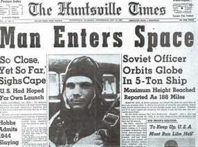 50 años del primer hombre en el espacio Yuri Gagarin